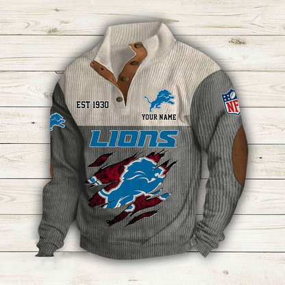 DET x NFL Custom Name Sport Sweatshirt DatND DVT