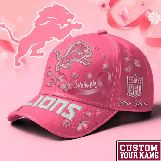PREMIUM NFL X DET  EXCLUSIVE  BREAST CANCER SURVIOR CAP NDT NHM 090726
