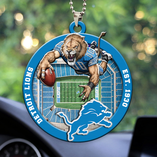 Detroit Lions Ornaments NDT