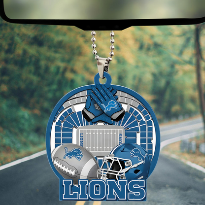 DETROIT LIONS ORNAMENT CAR NDT