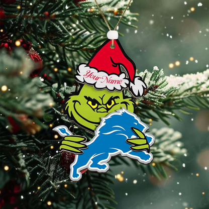 DL NFL x Grin Christmas Ornament DDT HLP