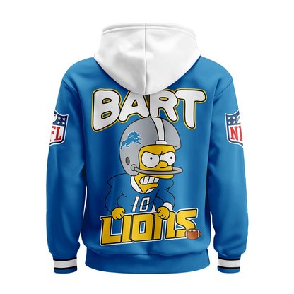 DL Premium NFL Bart Simpson Hoodie DDT NTL