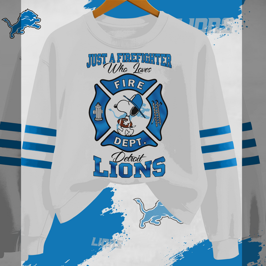 DL x NFL Just A Firefighter Who Love Sweatshirt DDT HLPHUONG
