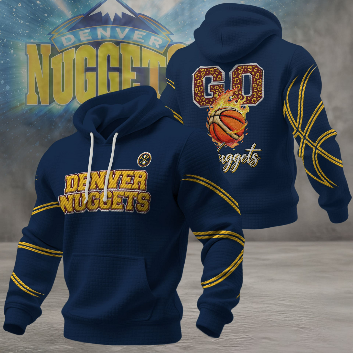 DN Premium NBA Fan Waffle Hoodie DDT CTND