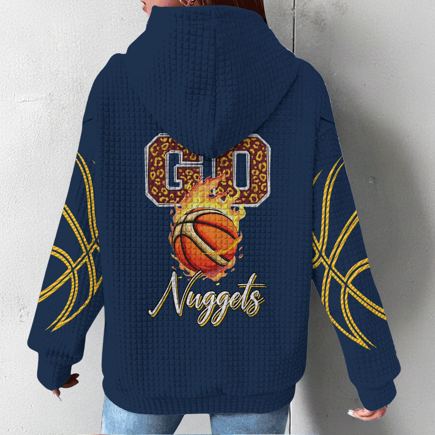 DN Premium NBA Fan Waffle Hoodie DDT CTND