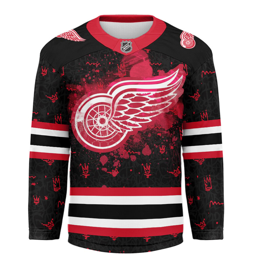 DRW Premium NHL Graffiti My Team 4 Life Hockey Jersey DDT NTL