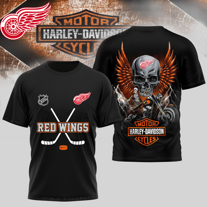 DRW Premium NHL Motorcycle 3D Shirt DDT CTND