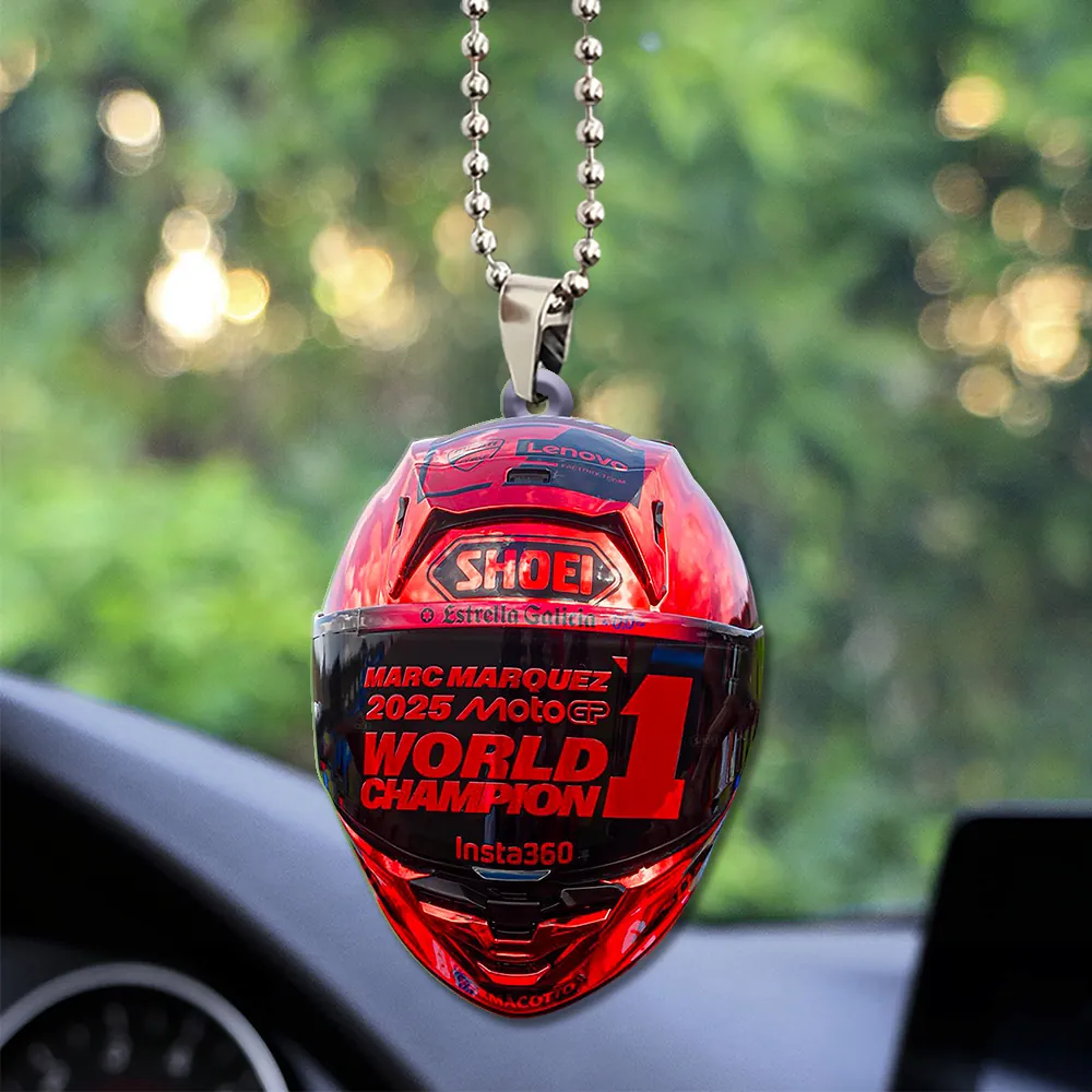 Ducati Lenovo Team x Marc Mar Custom Shape 2-sided Acrylic Car Ornament NMD TTV