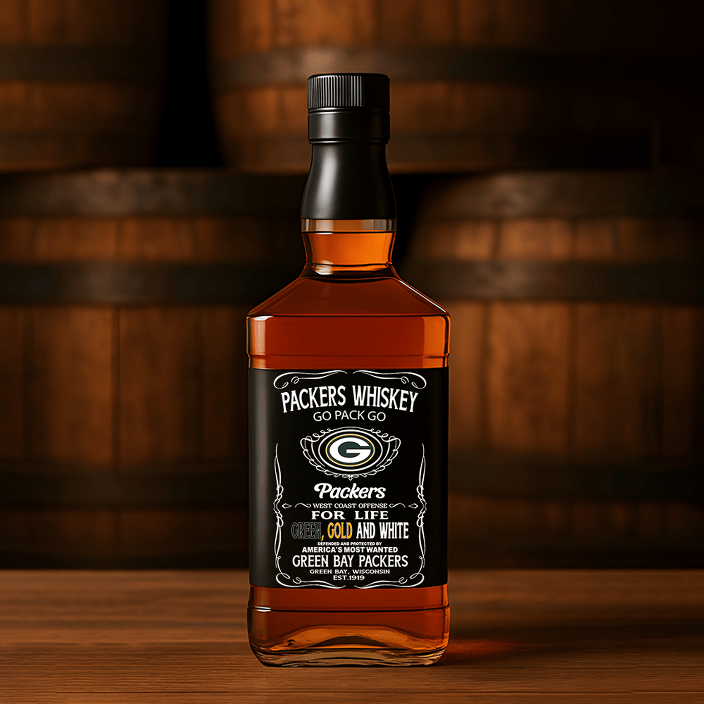 GB x NFL Whiskey For True Fans Only DATND TANTD
