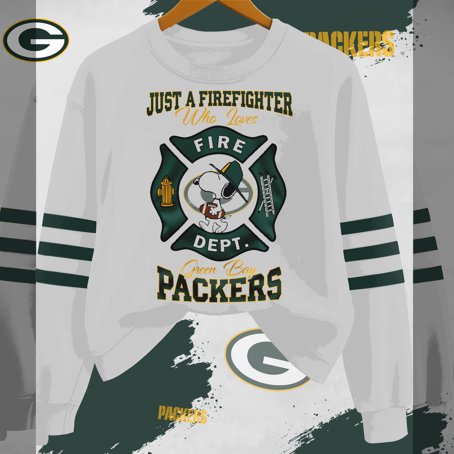 GBP x NFL Just A Firefighter Who Love Sweatshirt DDT HLPHUONG