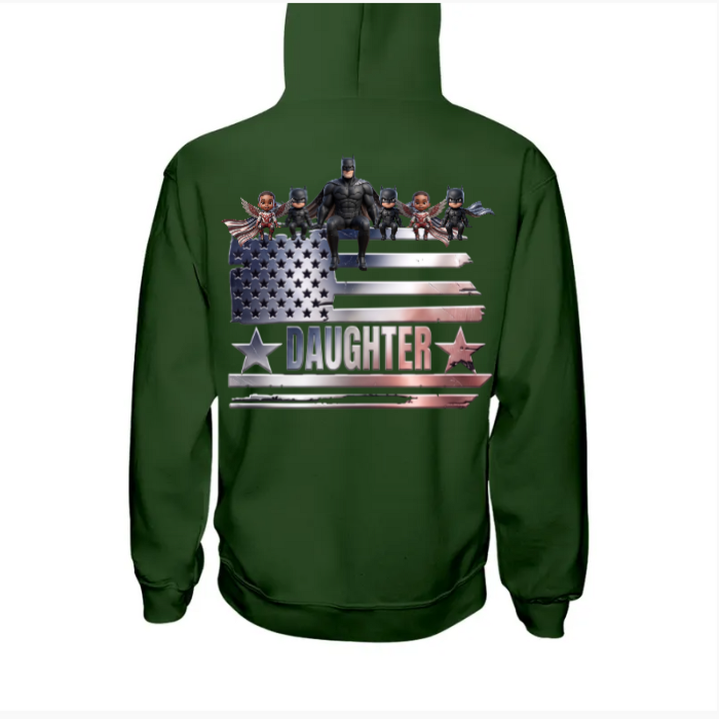 Premium Personalized Daddy and Son Superhero Shirt V1 NMD TTV