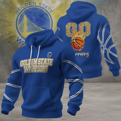 GSW Premium NBA Fan Waffle Hoodie DDT CTND