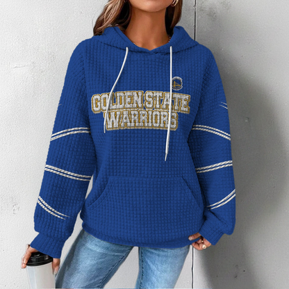 GSW Premium NBA Fan Waffle Hoodie DDT CTND