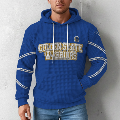 GSW Premium NBA Fan Waffle Hoodie DDT CTND