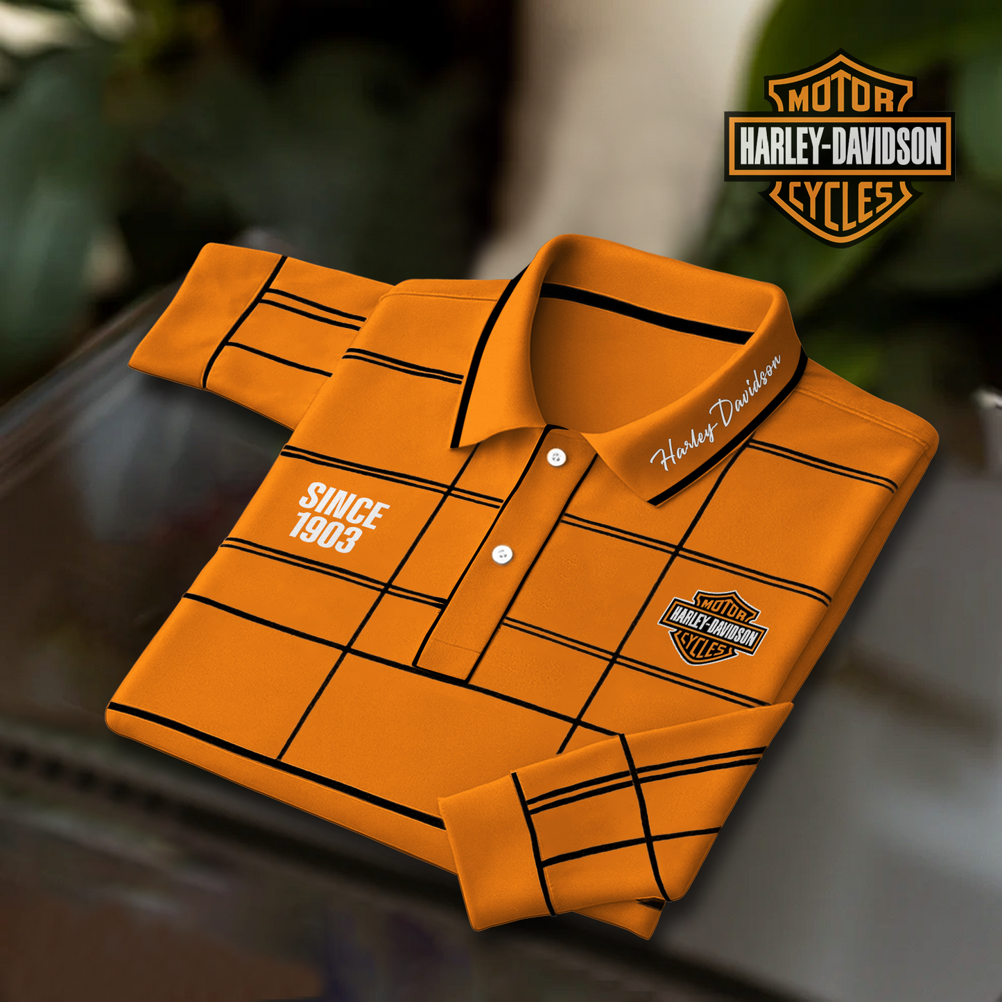 HD x NFL Polo Shirt Long Sleeve DatND DVT