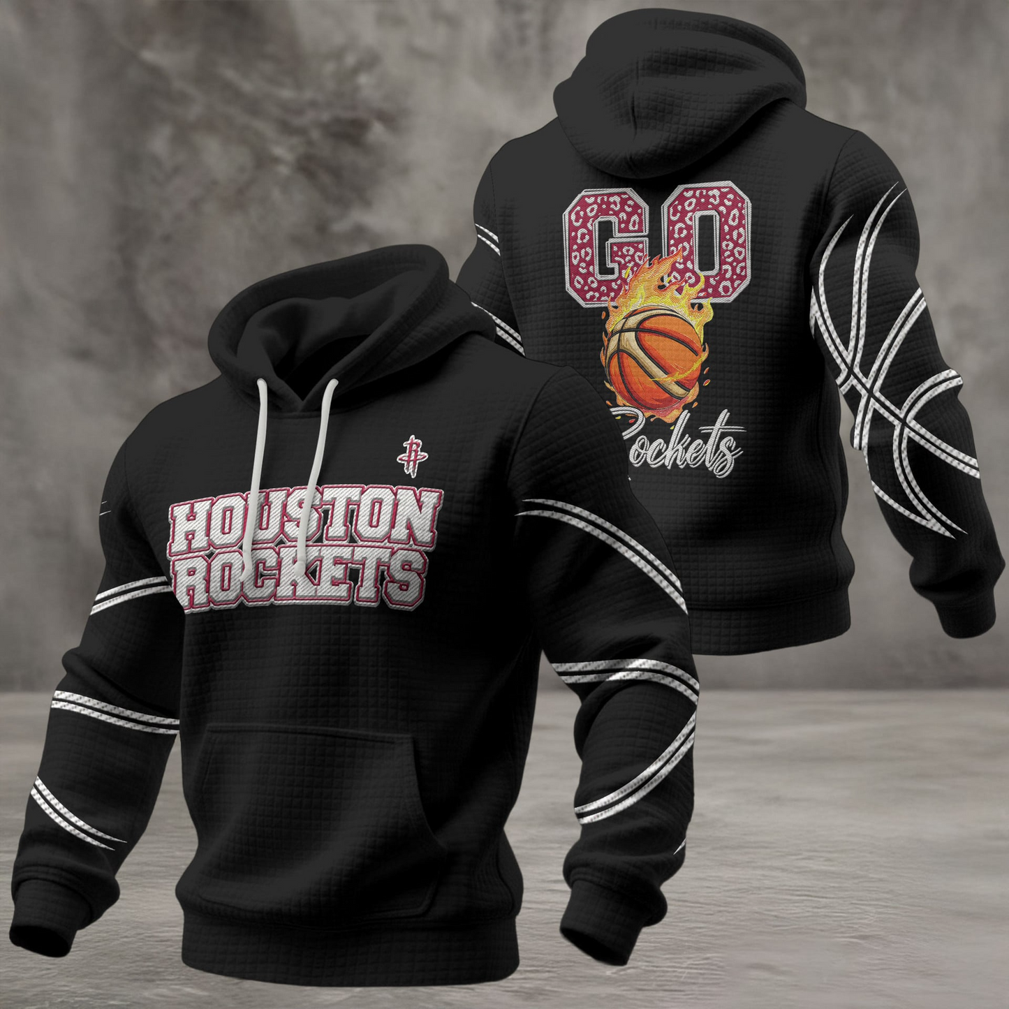 HR Premium NBA Fan Waffle Hoodie DDT CTND