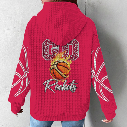 HR Premium NBA Fan Waffle Hoodie DDT CTND