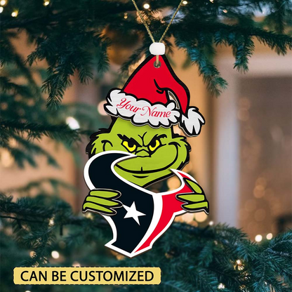HT NFL x Grin Christmas Ornament DDT HLP