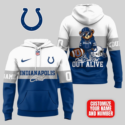 IC Premium NFL Customizable Teddy Bear Hoodie DDT HLPHUONG