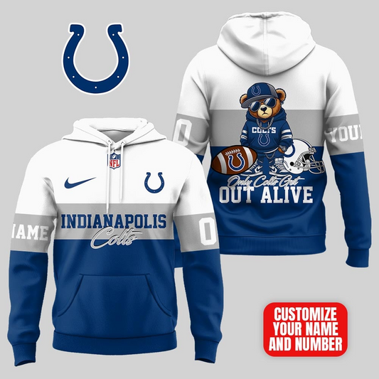 IC Premium NFL Customizable Teddy Bear Hoodie DDT HLPHUONG
