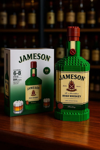 2025 Jizai Creative Design XS Building Block Sets Assembling Wine Bottle Ornaments for Factory Wholesale DDT CTND