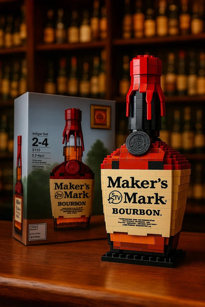 2025 Jizai Creative Design XS Building Block Sets Assembling Wine Bottle Ornaments for Factory Wholesale DDT CTND