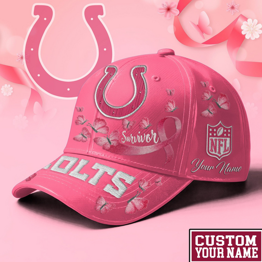 PREMIUM NFL X COL  EXCLUSIVE  BREAST CANCER SURVIOR CAP NDT NHM 090726