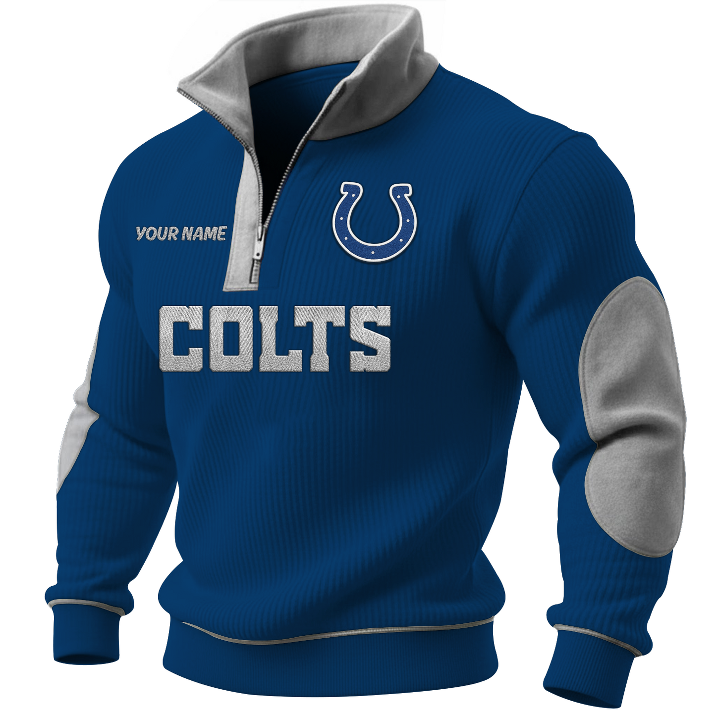 IND x NFL PREMIUM LONG ZIP POLO SHIRT DATND TANTD