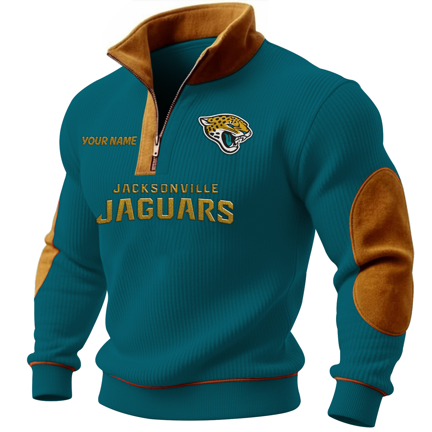 JAC x NFL PREMIUM LONG ZIP POLO SHIRT DATND TANTD