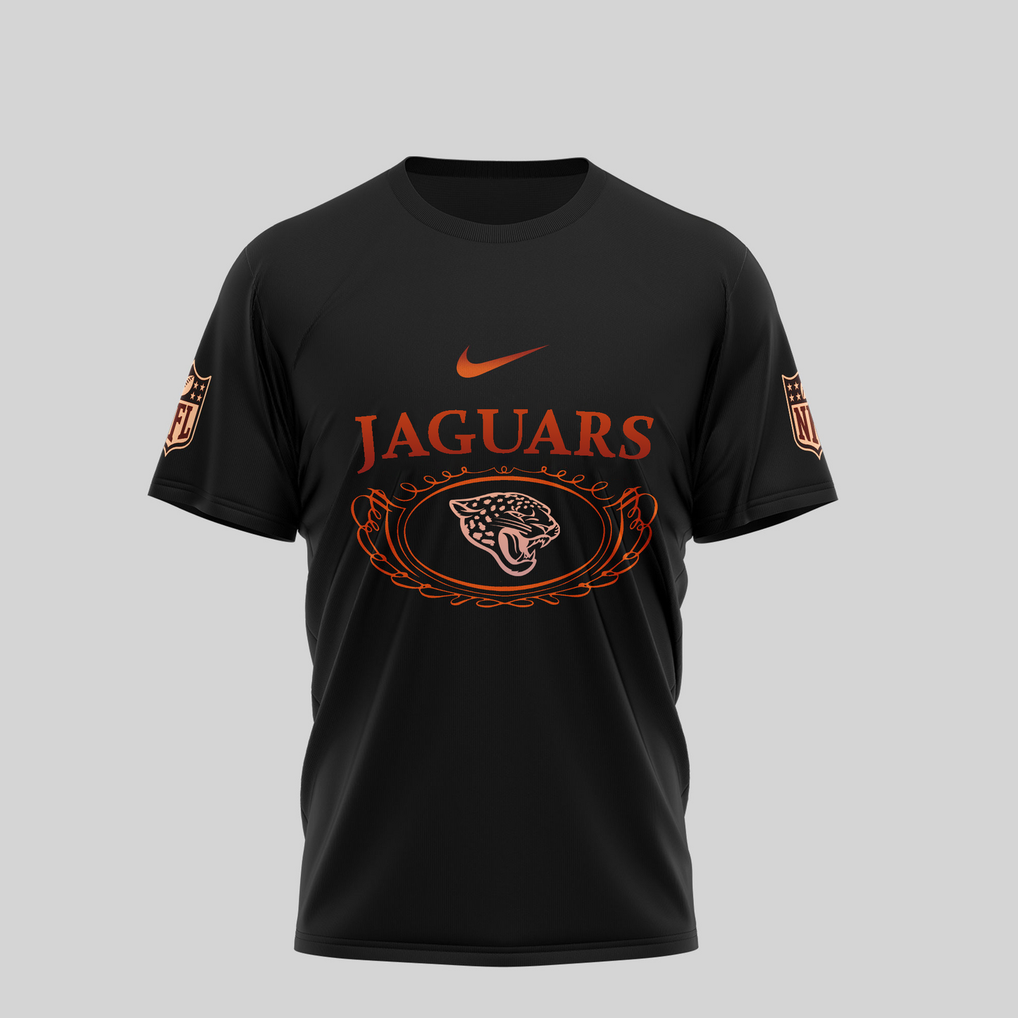 JJ Premium NFL Flaming Eagle Skull T-Shirt DDT CTND
