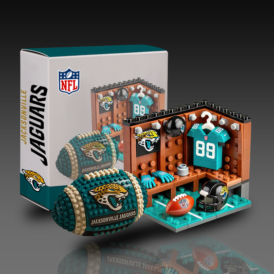 JJ x NFL Team Ball & Changing Room Building Block Football Set DDT CTND