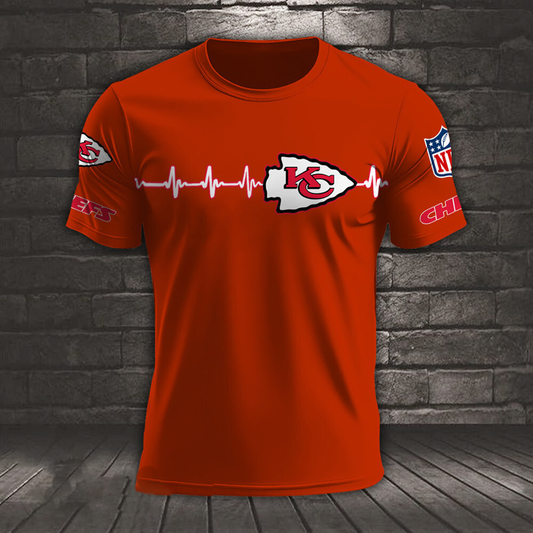 KC x NFL Heart Rate Map Special 3D Shirt DatND ThuongNH