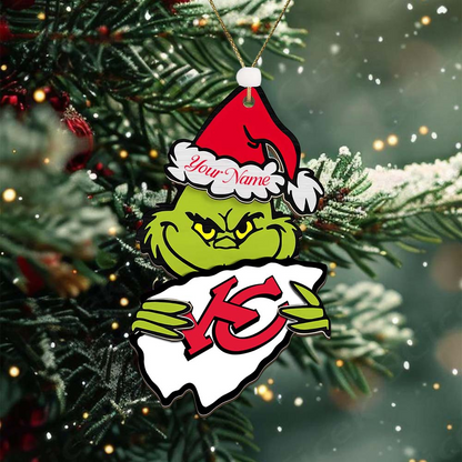 KCC NFL x Grin Christmas Ornament DDT HLP