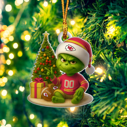 KCC NFL x Grinch Premium Ornament DDT NTL
