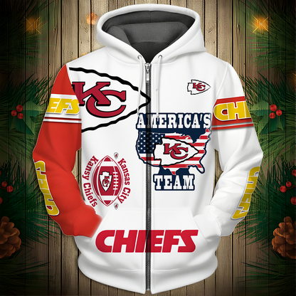 KCC Premium NFL V3 3D Graphic Hoodie DDT NTL