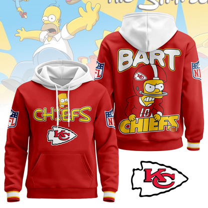 KCC Premium NFL Bart Simpson Hoodie DDT NTL