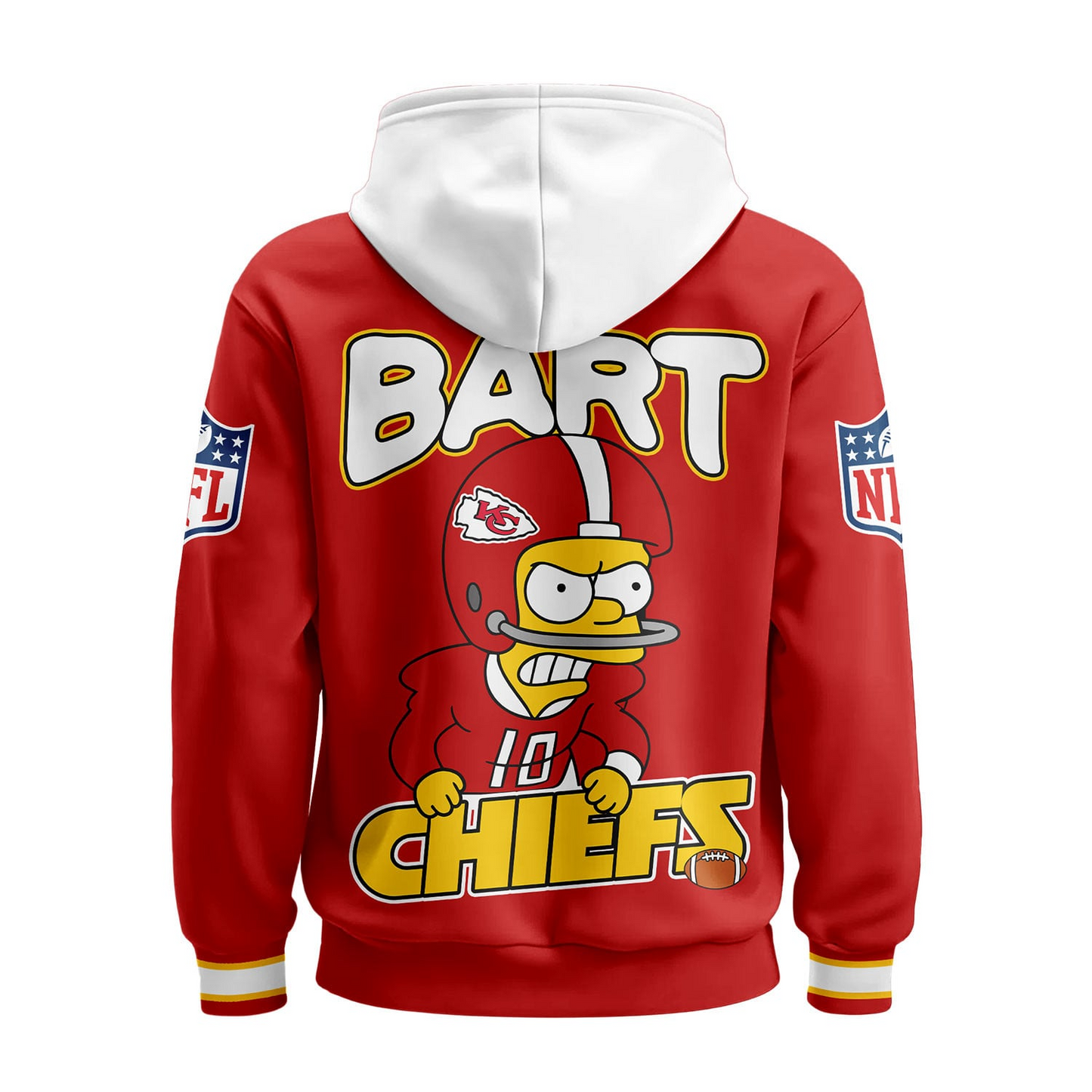 KCC Premium NFL Bart Simpson Hoodie DDT NTL