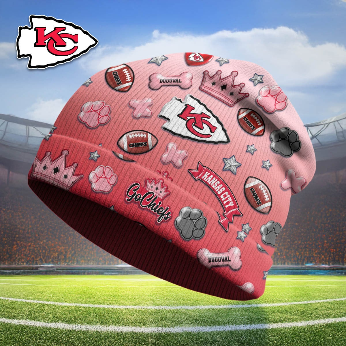 KCC Premium NFL Crown Beanie Hat DDT CTND