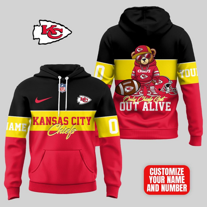KCC Premium NFL Customizable Teddy Bear Hoodie DDT HLPHUONG