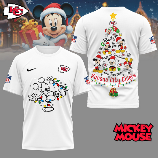 KCC Premium NFL Mickey Mouse Christmas 3D Shirt DDT CTND