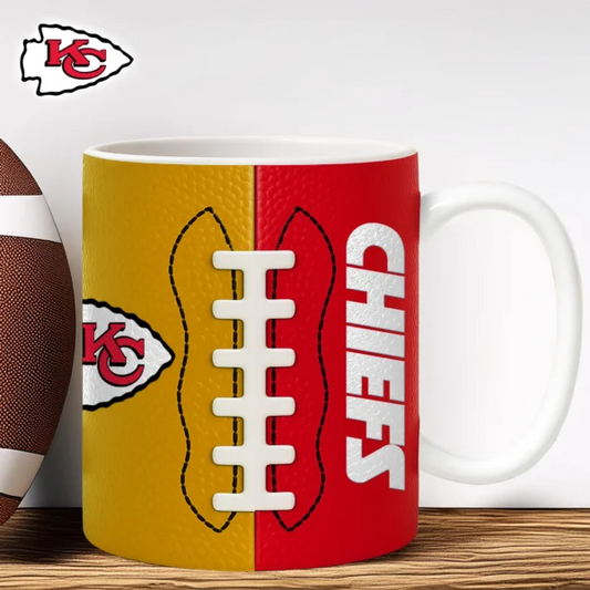 KCC Premium NFL Split Color Ceramic Mug DDT HLPhuong