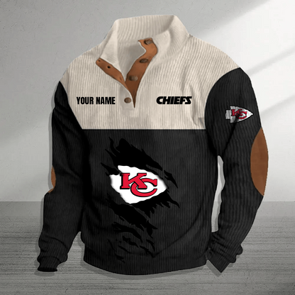 KCC x NFL Premium Personalized Game-Day Pullover DATND TANTD