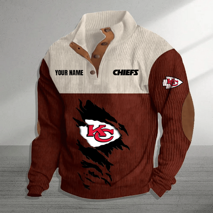 KCC x NFL Premium Personalized Game-Day Pullover DATND TANTD