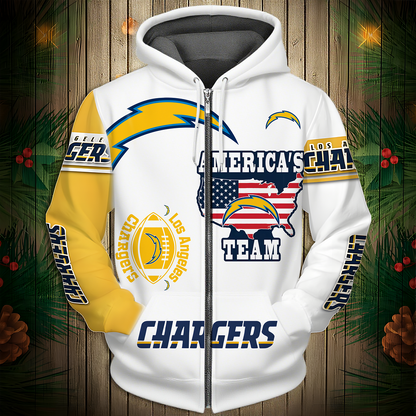 LAC Premium NFL V3 3D Graphic Hoodie DDT NTL