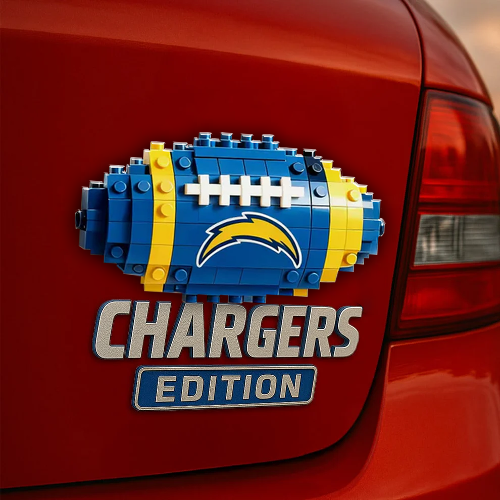 LAC x NFL Building Block Set 3D Car Name Badge DDT CTND