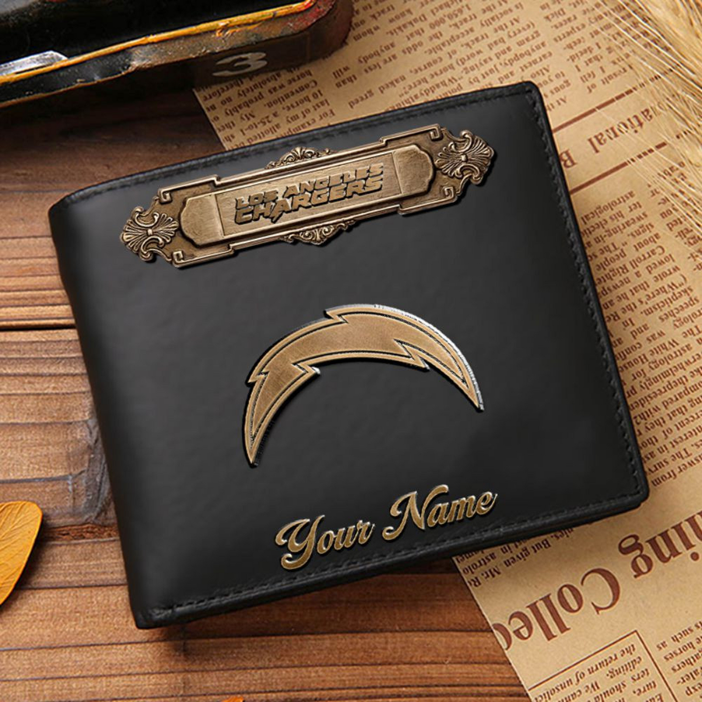 LAC x NFL Premium Leather Wallet DatND DVT