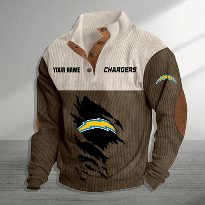 LAC x NFL Premium Personalized Game-Day Pullover DATND TANTD