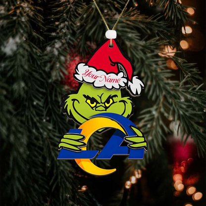 LAR NFL x Grin Christmas Ornament DDT HLP