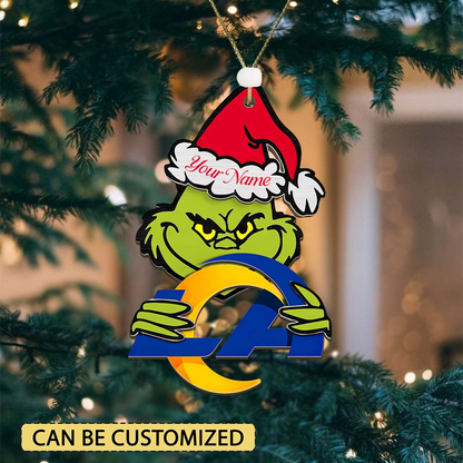 LAR NFL x Grin Christmas Ornament DDT HLP