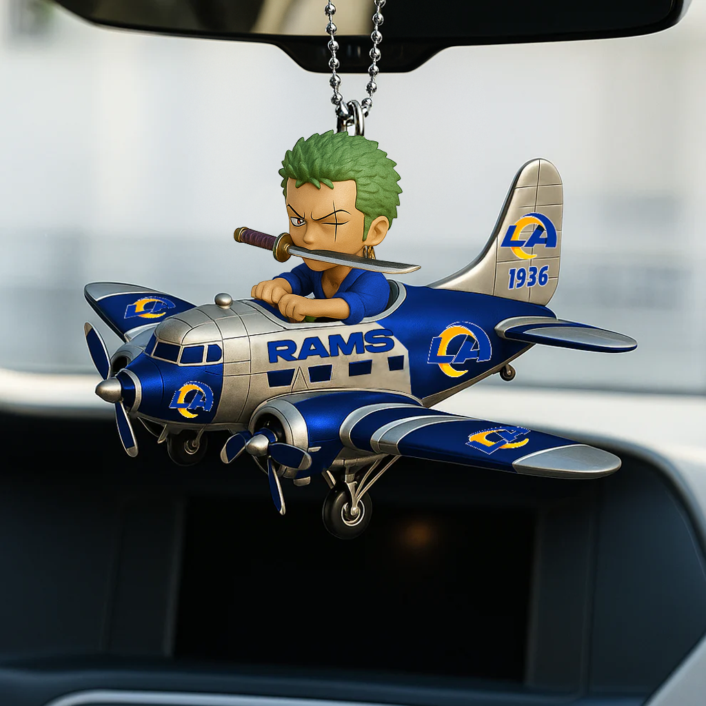 LAR NFL x Zoro Premium Car Hanging Ornament DDT NTL